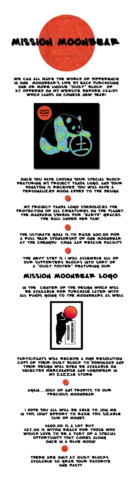 flier72res CLICK THE MOONBEAR GRAPHIC TO ACCESS THE QUILT SQUARES